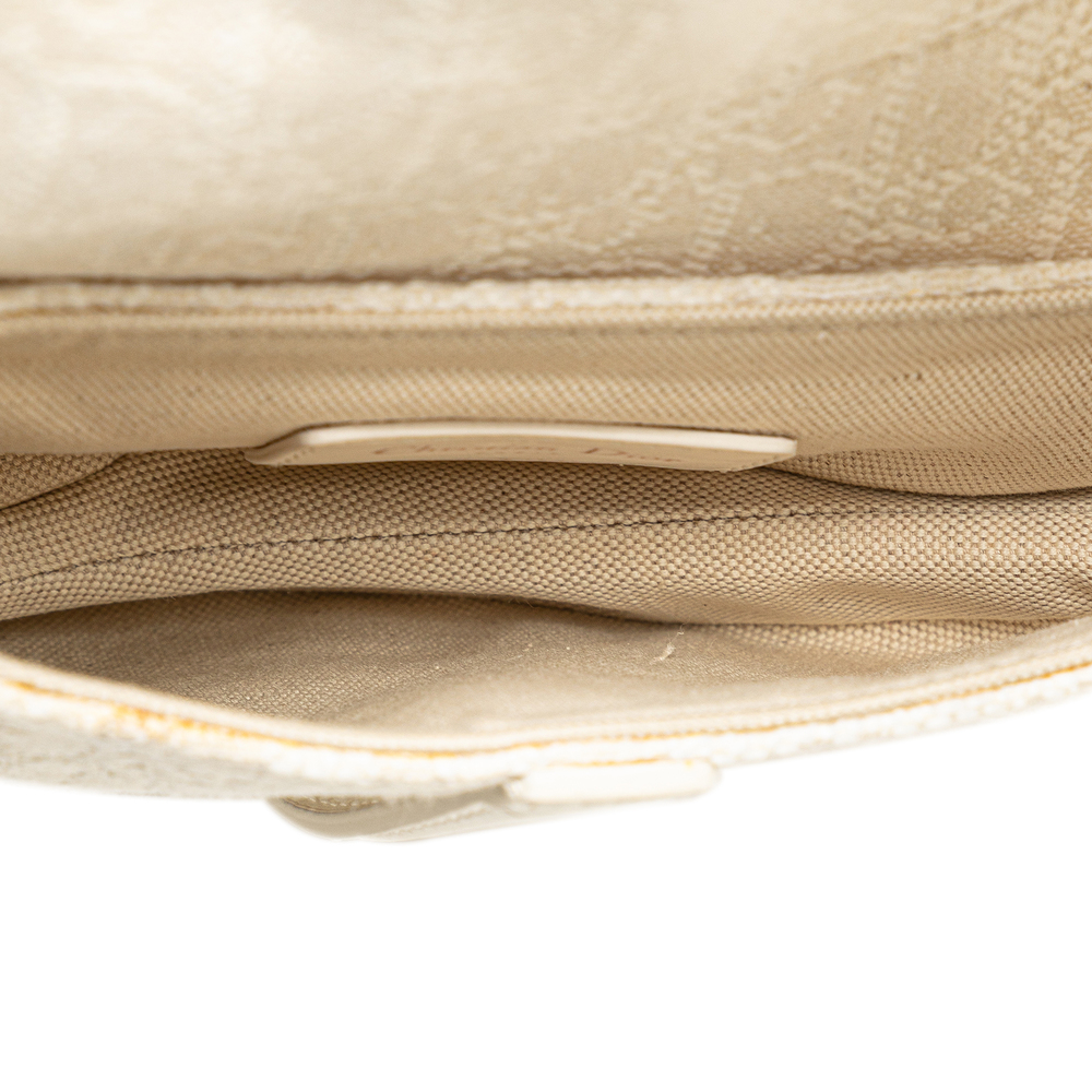 Pre-Loved Dior Mini Oblique Canvas Saddle Bag - Picture 5 of 8